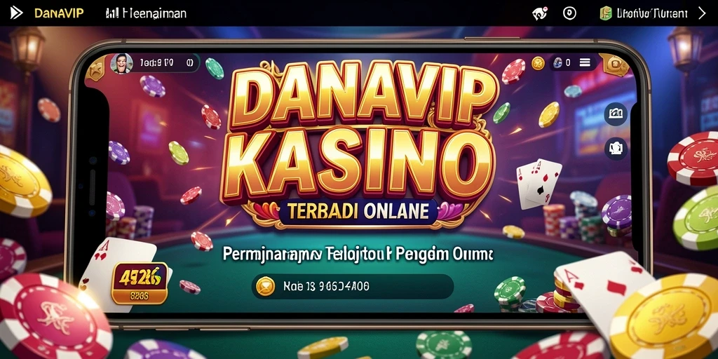 Tampilan gameplay menarik dari aplikasi Kasino DANAVIP.