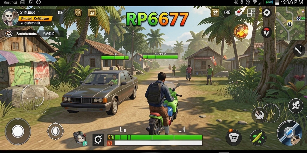 Tampilan gameplay seru dan interaktif dari RP6677.
