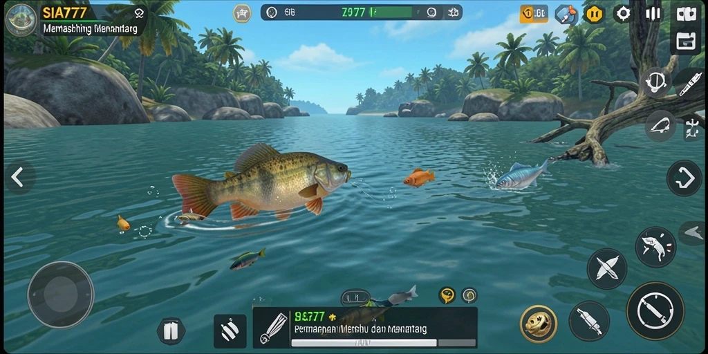Tampilan gameplay SIA777 yang menarik dan menantang di dunia memancing.